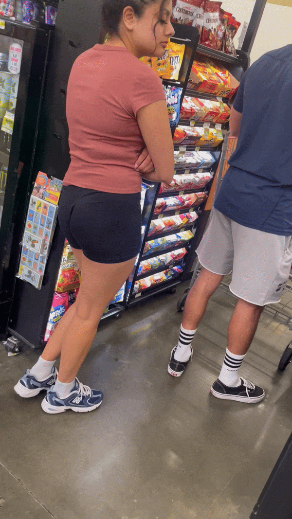 Slim Thick Latina In Tight Shorts