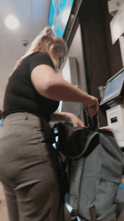 Office Pants Phat Ass Blonde PAWG