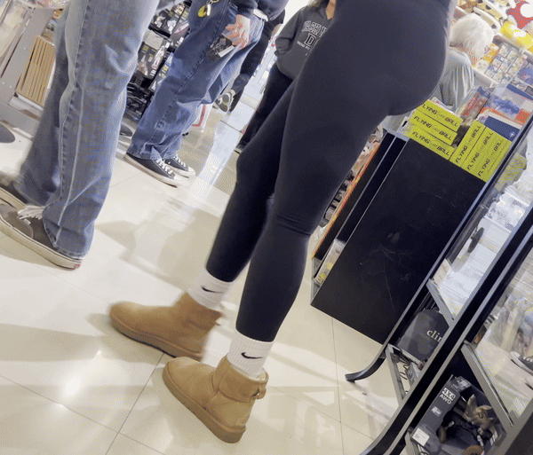 Brunette PAWG at the Toy   Store