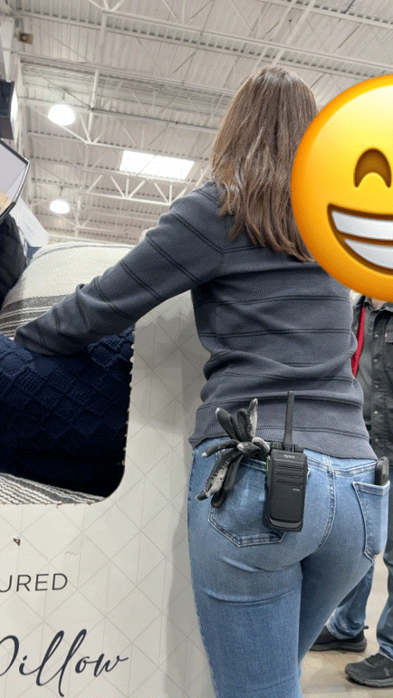 Slim Costco worker with a nice ass in jeans