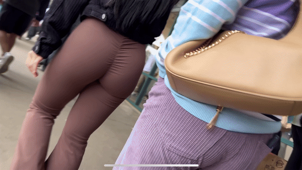 Nice ASIAN Shopping (brown Flares)