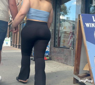 Thick Portuguese Baddie with a BBL in spandex flares