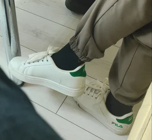 Candid Teen's Crossed Legs in Sneakers And Black Socks, College Class Sneaky Closeup