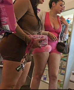 Two girls in shorts