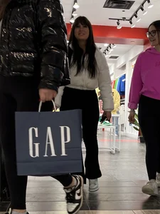 White Jacket Black Flairs Shopping