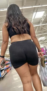 [OC] Hot Latina MILF Booty Walmart biker shorts + GIFs