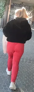 Sexy leggins rojo
