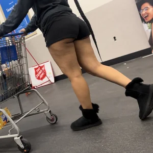 Worker vs customer black booties