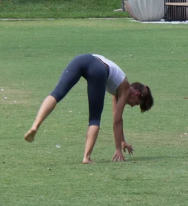 Sexy runners in spandex with nice asses, see through leggings and vpl