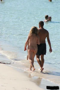 Bunch of sexy ladies on a nude beach