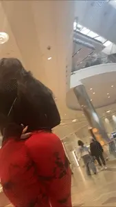 Massive PAWG ass in red leggings