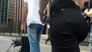 Blonde PAWG in tight jeans (OC)