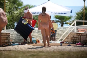 Nude beach pool milfs and mature ladies