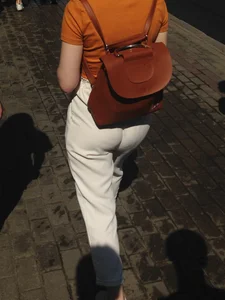 Ass in White Pants City Candid