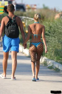 Beach voyeur girls in bikinis, thongs and topless