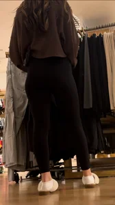 Beautiful blonde with great ass and legs OC face shot