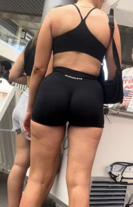 Hot blonde with stupidly amazing ass in alphalete shorts (OC)