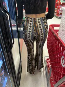 [OC] Tight College Chick with a Booty in Patterned Flare Leggings