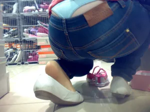Huge collection of whale tails, ass cracks and panty peeks in public