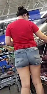 Some Jean shorts