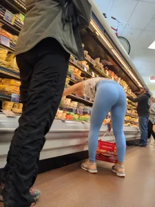 Tight chick at the store