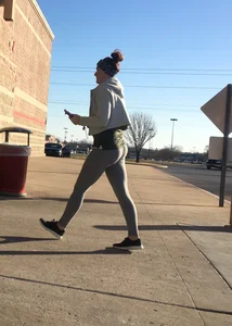 Oklahoma milf in grey leggings shopping at Target