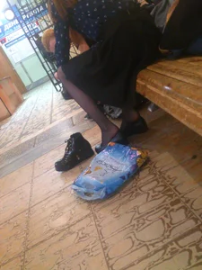 Skinny Candid Girl Changing Her Shoes Creepshot