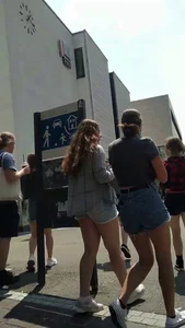 Bunch of Teens in Shorts