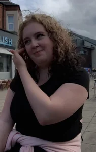 Windswept Smiley Women With Dyed Hair (Face Shots + Ass)