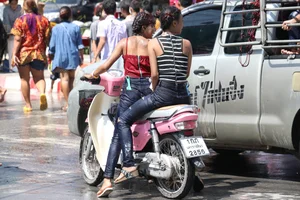 Water Festival girls in Thailand