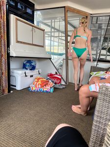 Bikini pool day