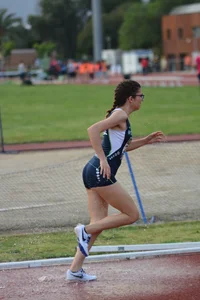 Candid track and field girls