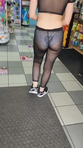 Baddie in see thru outfit sheeesh