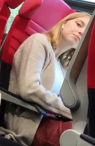 Hot sexy girl on train 2