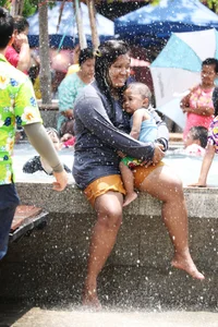 Water Festival girls in Thailand
