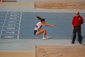 Candid track and field girls