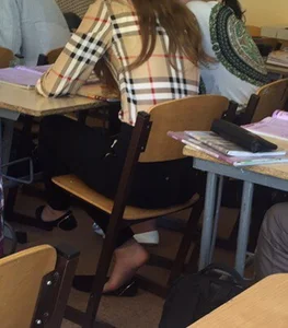 College candid teens