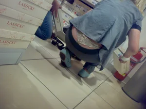 Huge collection of whale tails, ass cracks and panty peeks in public