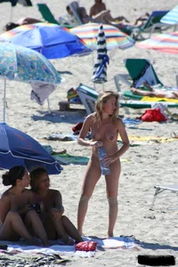 Bunch of sexy ladies on a nude beach