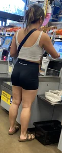 PAAG in tight short leggings with a massive ass