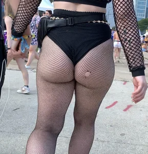 Festival Teens 7: Skinny blonde teen in blue bikini, perfect perky BOOBS on stunning brunette, perfect ass for worship in thin fishnets (my fav kind of ass)