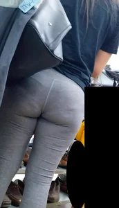 Milf VPL in Grey Leggings