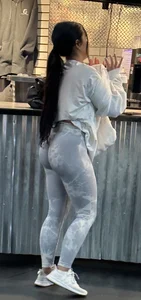 Spandex with tight wedgie