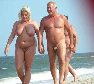 Nude beach and topless girls