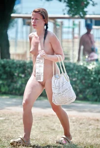 Nude beach and topless girls