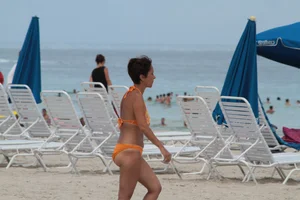 Beach and bikini girls