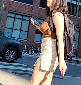 Sexy latina in skirt