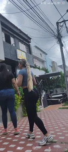 Ask for directions to a sexy blonde Colombian with a big butt.”