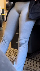 Co worker tight camel toe