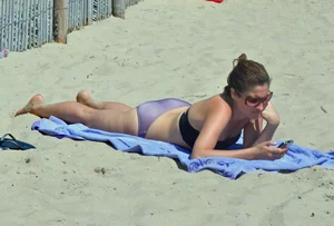 Candid beach girls
